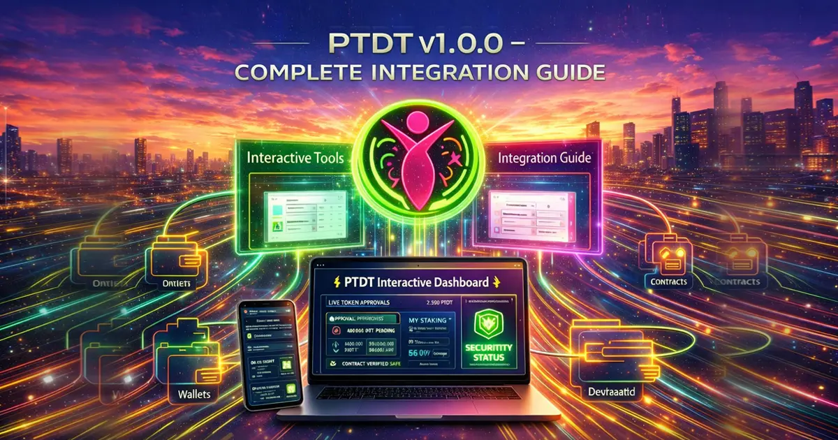 PTDT Integration Guide - Interactive Tools & Technical Documentation