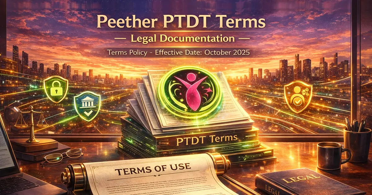 PTDT Terms of Service - Token Sale Agreement